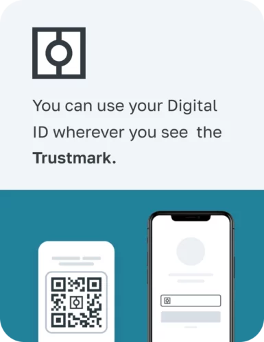 You can use your Digital ID wherever you see  the Trustmark