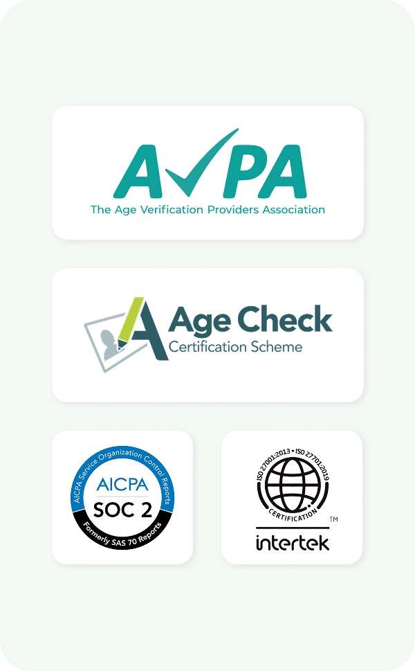 AVPA, ACCS, SOC2 & ISO 27001/27701 logos