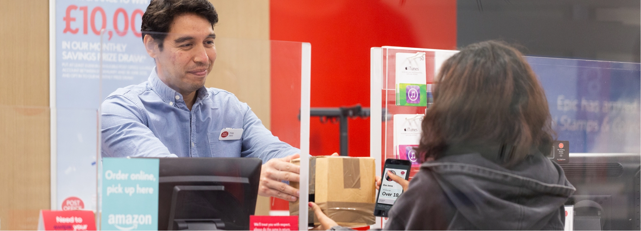 Pick up parcels at over 11,500 Post Offices Digital ID