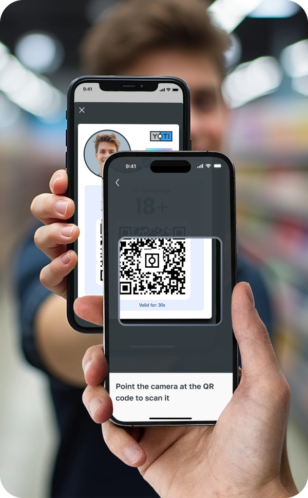 Persona scanning digital ID with Digital ID Connect validator app