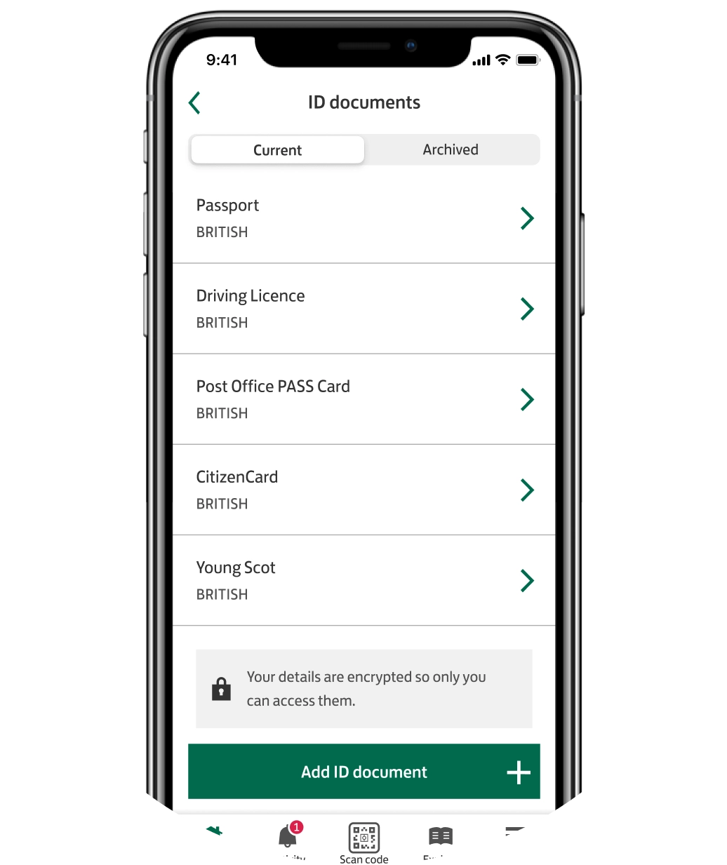 Digital ID connect apps accept passports, driving licenses, PASS Cards, CitizenCards and Young Scot